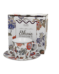 DUO PORCELAIN - FILIZANKA ZE SPODKIEM - SAHAT WHITE 240ml