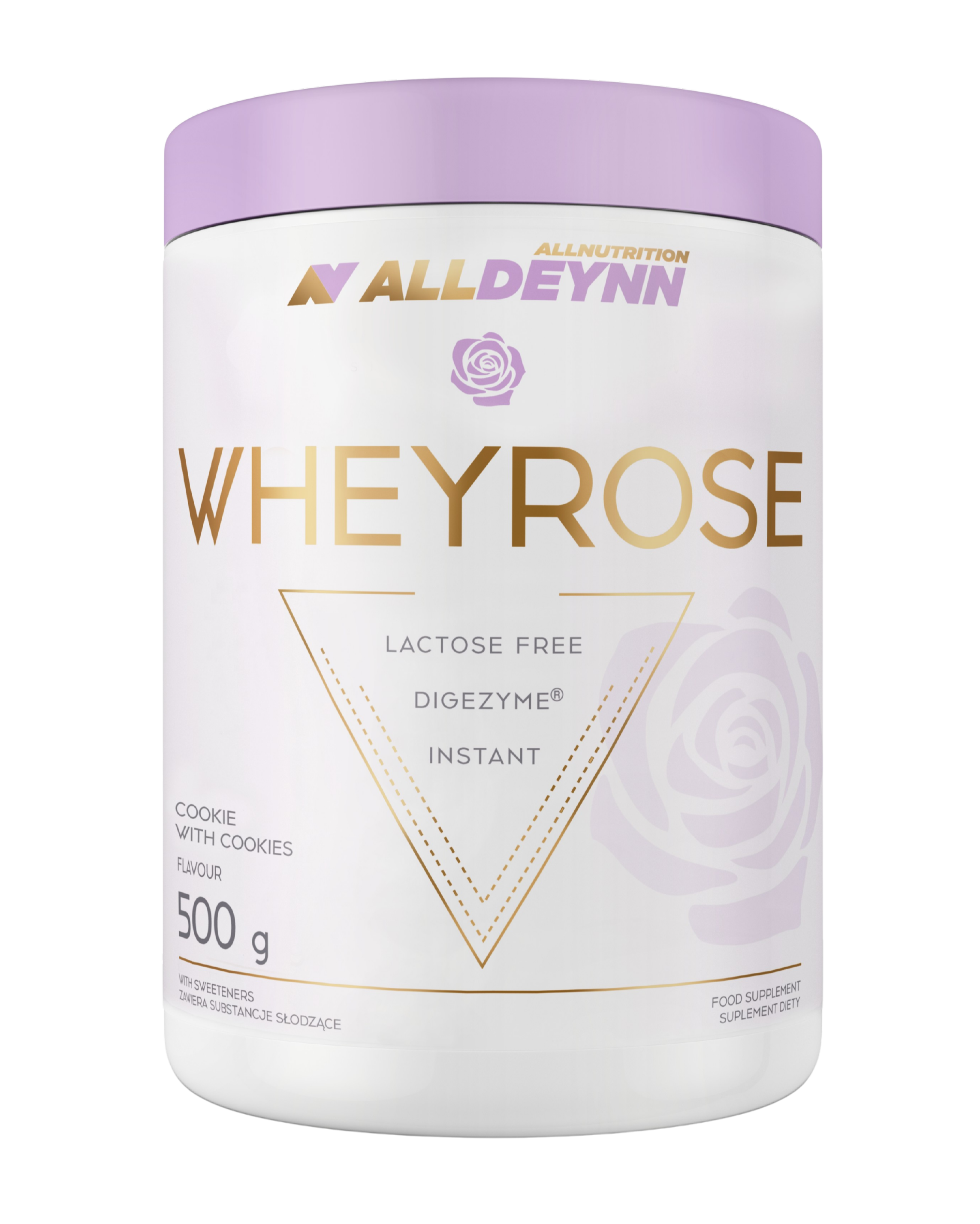 ALLDEYNN - WHEYROSE (PROTEIN POWDER) COOKIES WITH PIECES OF COOKIES 500g