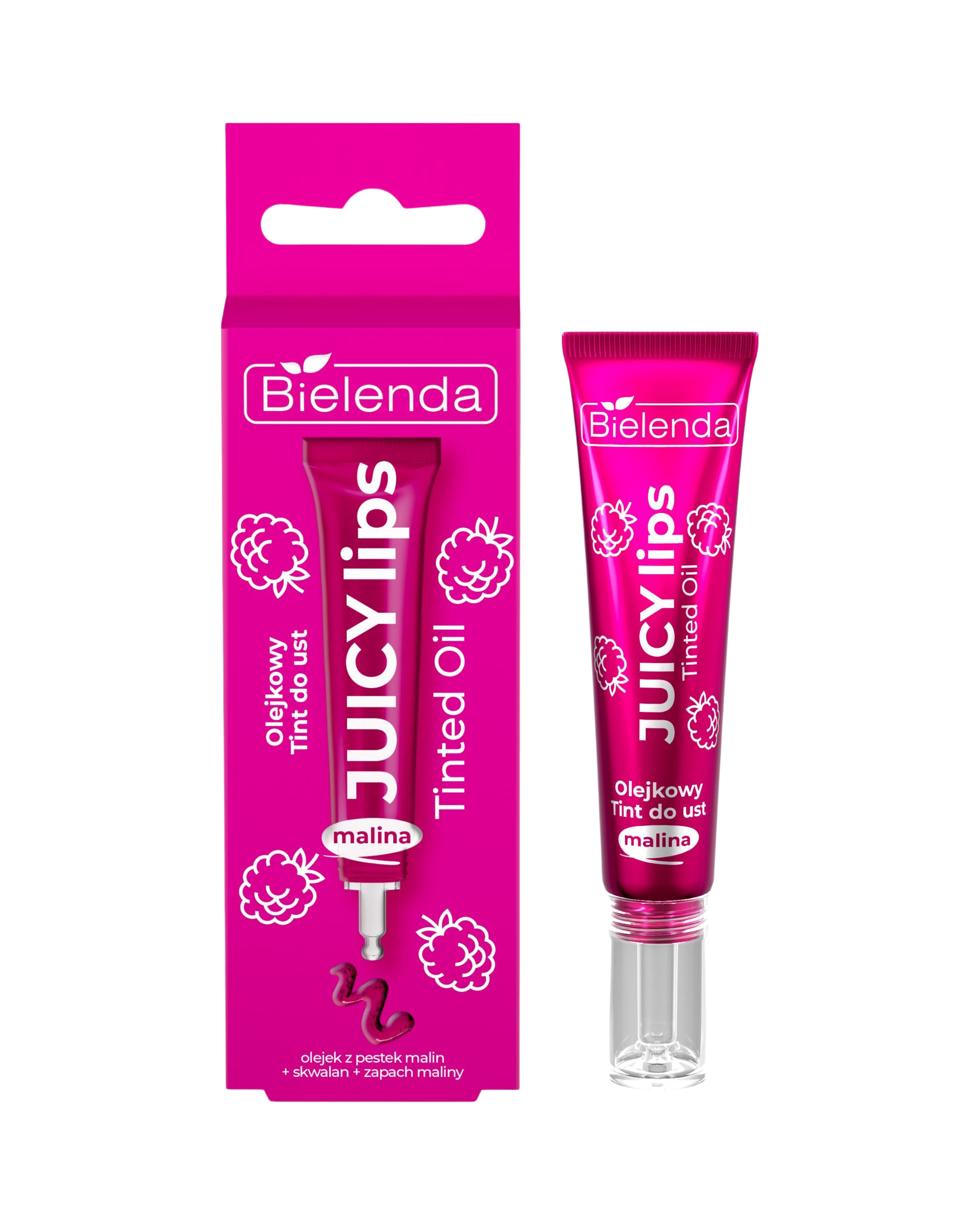 BIELENDA - JUICY TINT OLEJKOWY TINT DO UST MALINA 10g