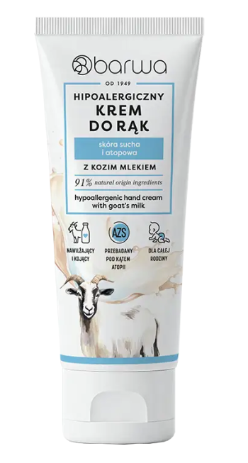 BARWA - KREM DO RAK HIPOALERGICZNY KOZIE MLEKO 75ml