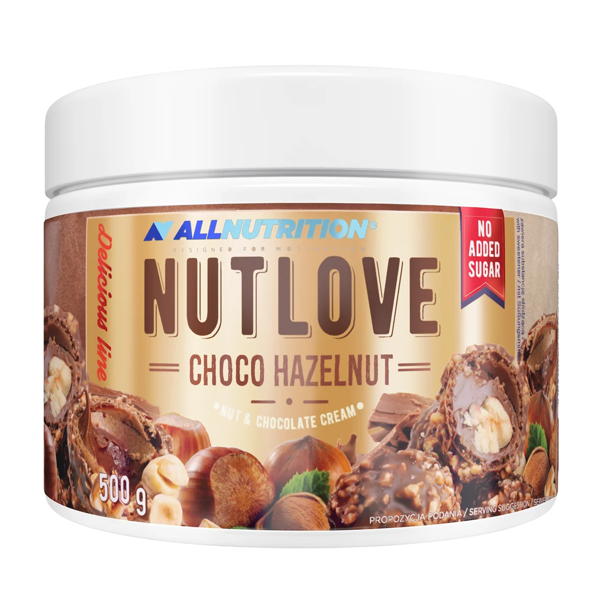 NUTLOVE CREAM CHOCO HAZELNUT 500g