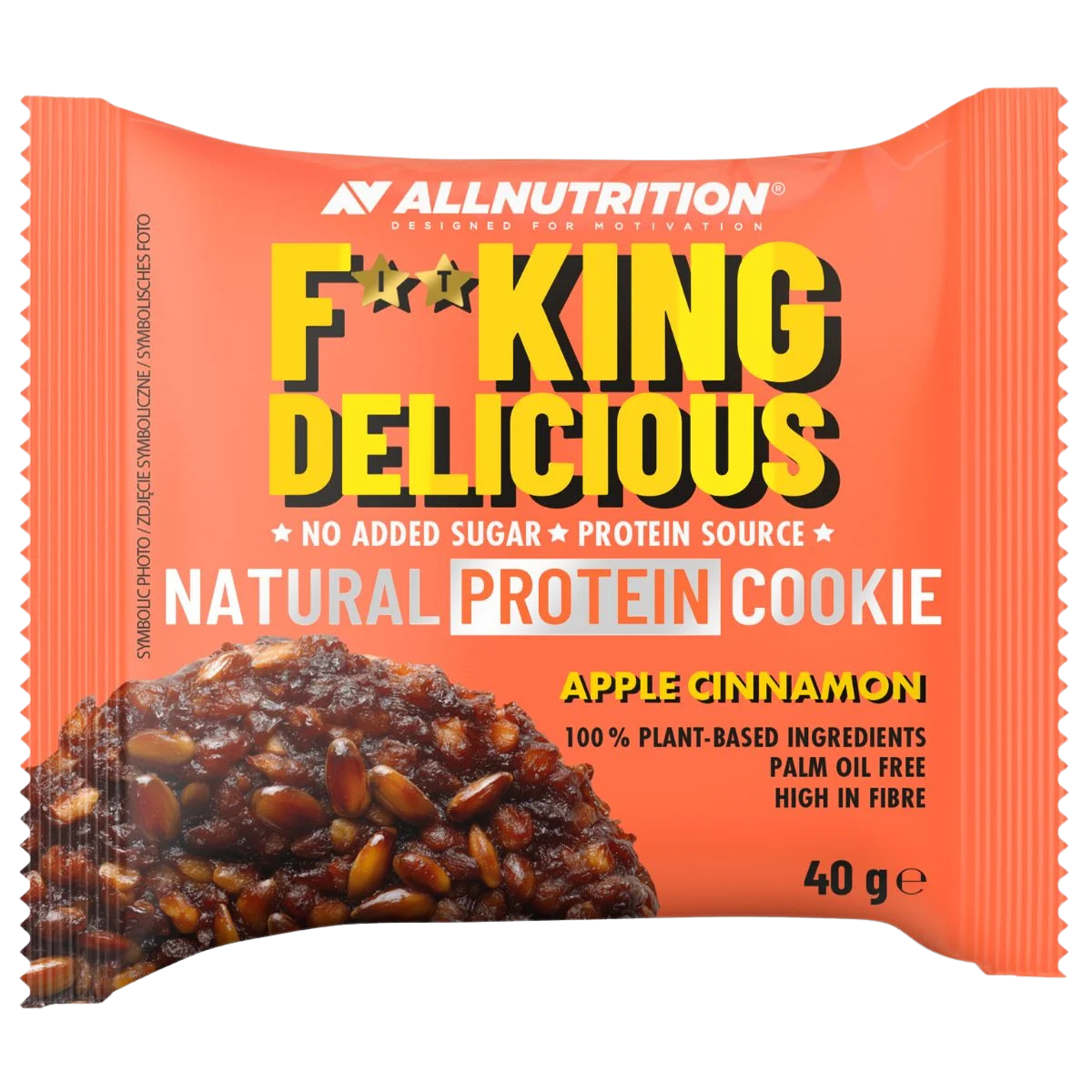 FITKING DELICIOUS NATURAL PROTEIN COOKIE - APPLE CINNAMON 40g