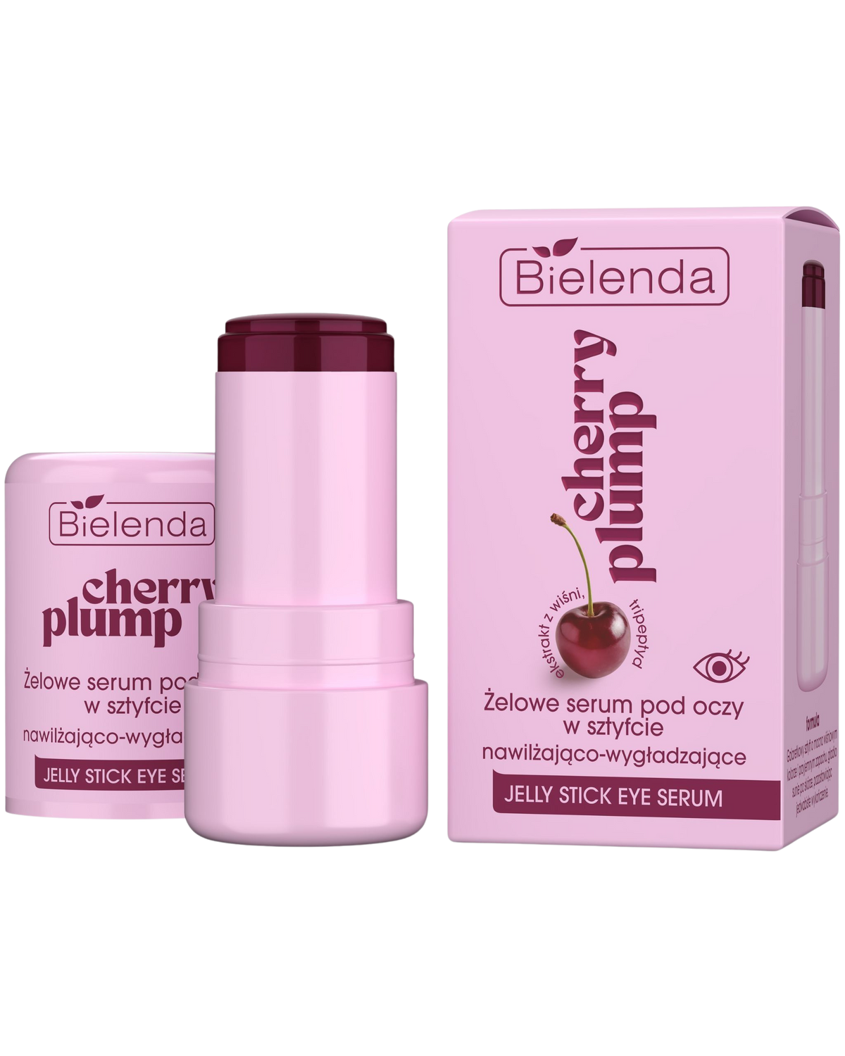BIELENDA - CHERRY PLUMP ZELOWE SERUM POD OCZY W SZTYCIE 7g