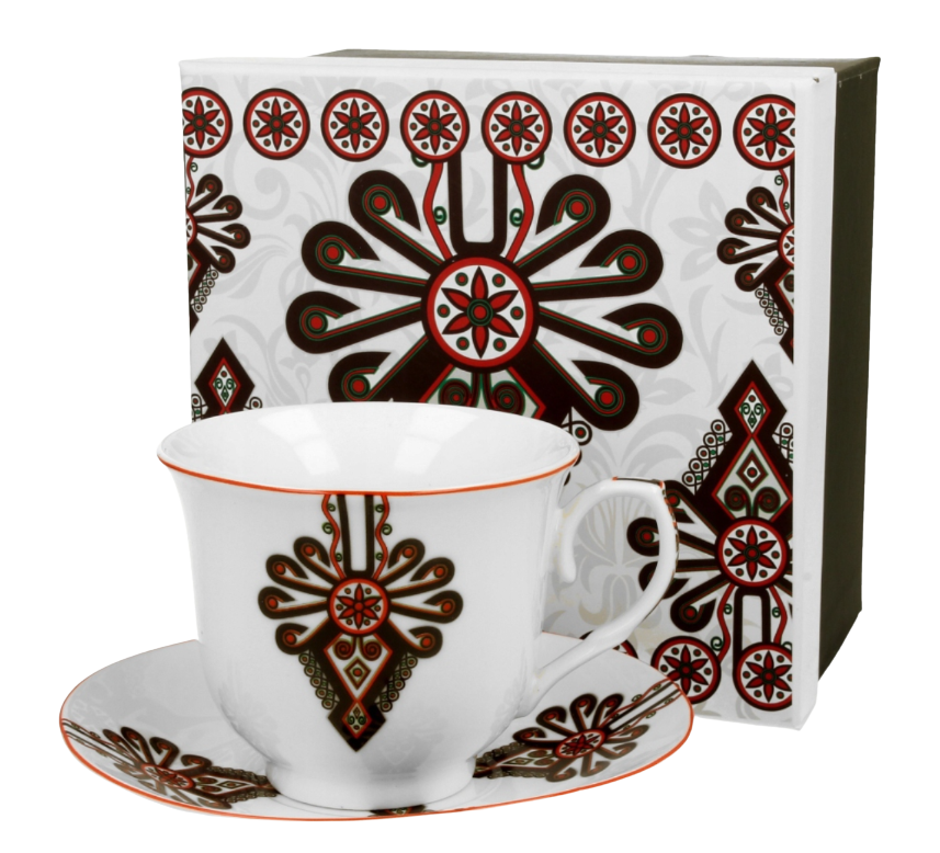 DUO PORCELAIN - FILIZANKA ZE SPODKIEM - PARZENICA 250ml