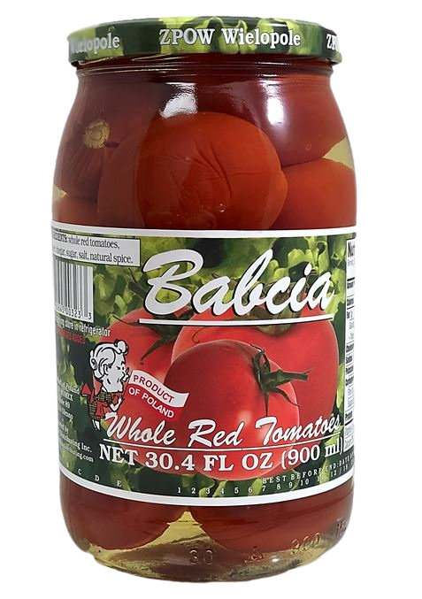 BABCIA WHOLE RED TOMATOES 30oz  *6 PACK*