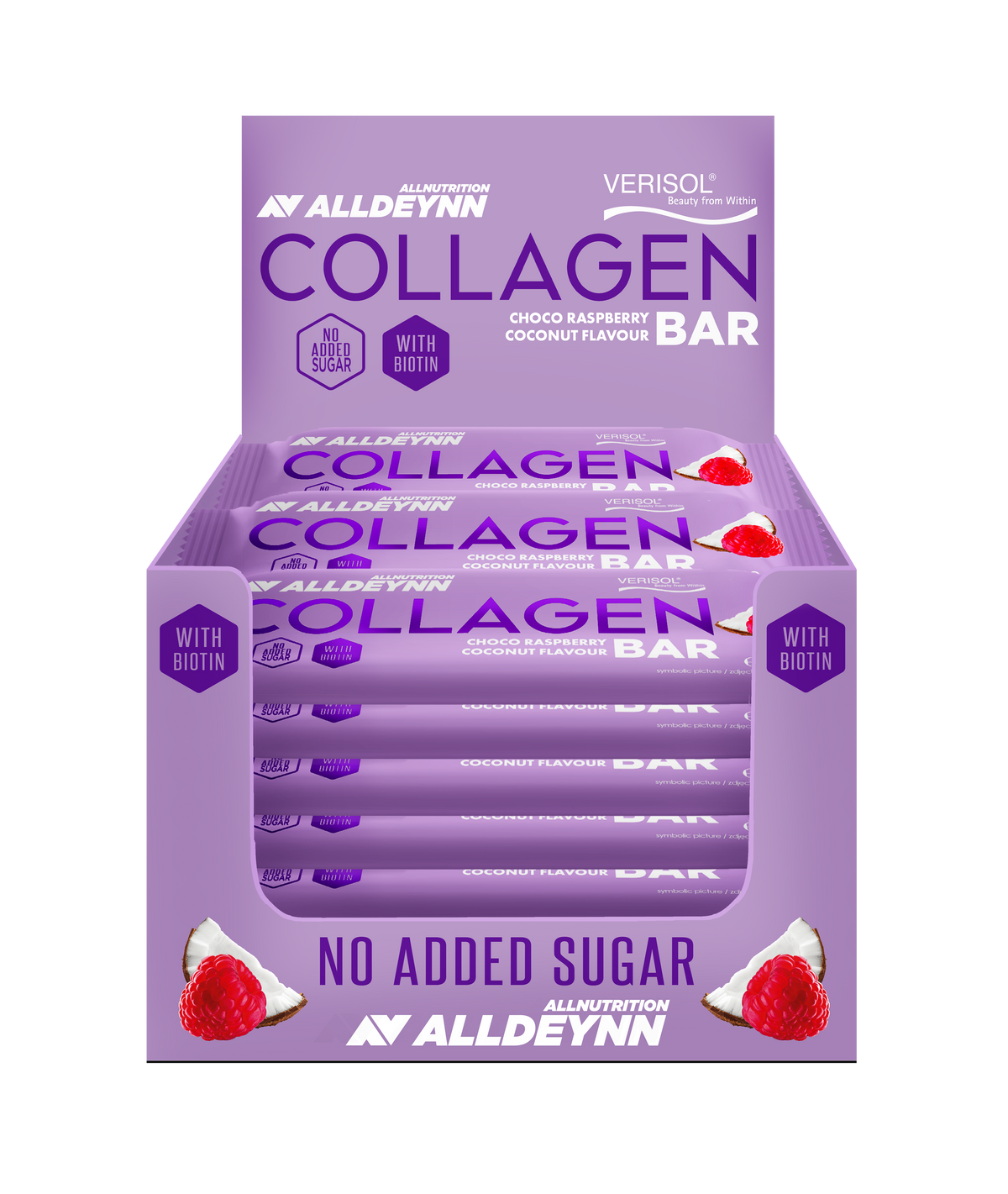 ALLDEYNN COLLAGEN BAR - CHOCO RASPBERRY COCONUT FLAVOR 40g
