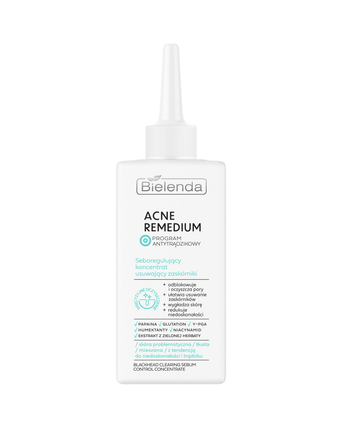 BIELENDA - ACNE REMEDIUM SEBOREGULUJACY KONCENTRAT USUWAJACY ZASKORNIKI 130ml